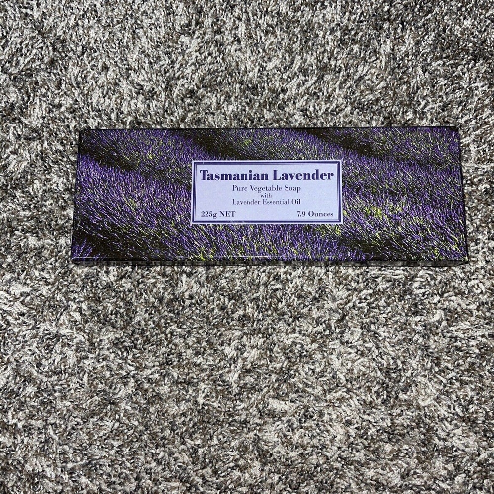 tasmanian timeless lavender soap 3pk 7.9 oz essential oil Pure Vegetable Soap